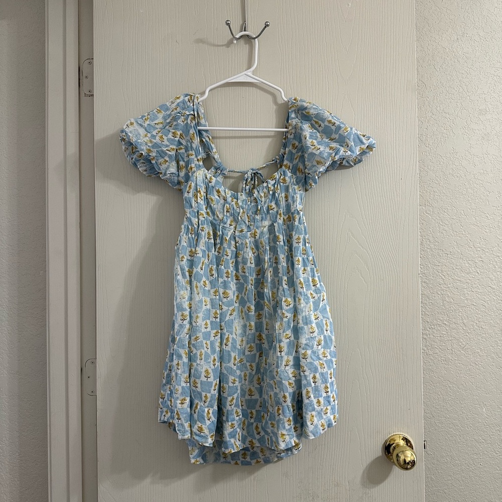 Free People Patterned Marina Mini Dress